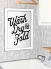 Quadro Wash, Dry and Fold - Quadro Novo
