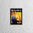 Quadro We Can Do It 24x18cm