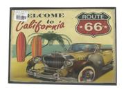 Quadro welcome to california 20x30 cm