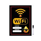 Quadro Wifi Coxinha Internet Lanchonete Restaurante 20x28cm Quadro Wifi Coxinha Internet Lanchonete Restaurante 20x28cm