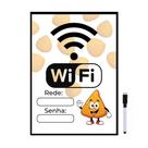 Quadro Wifi Internet Coxinha Lanchonete Salgateria 20x28cm