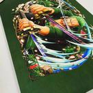 Quadro Zoro One Piece em tecido 55cm x 80,5 cm aprox.