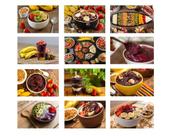 Quadros Açaí Tigela Copo Barca Decoração Açaíteria 12 Peças