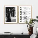 Quadros Advocacia Moldura Mel