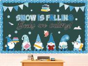 Quadros de Avisos de Inverno Pasimy Winter Wonderland - Conjunto para Leitura