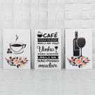 Quadros Decorativo Cozinha Café e Vinho Branco Kit 3 30x40cm Cantinho Gourmet Quadros Decorativo Cozinha Café e Vinho Branco Kit 3 30x40cm Cantinho Gourmet