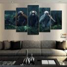 Quadros Decorativos 3 Macacos Sabios 63x130mt em Tecido