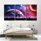 Quadros Decorativos 3 Peças Rick And Morth Espaço 1