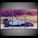 Quadros Decorativos 3 Peças Sala Quarto Carro F 1