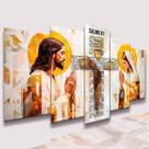 Quadros Decorativos 5 Peça Maria Jesus Cristo Frase Salmo 91 Colorido Colorido Quadros Decorativos 5 Peça Maria Jesus Cristo Frase Salmo 91 Colorido Colorido
