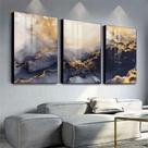 Quadros Decorativos Abstrato Azul Tons Dourados Moderno Sala Quarto Escritório Quadros Decorativos Abstrato Azul Tons Dourados Moderno Sala Quarto Escritório