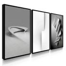 Quadros Decorativos Abstrato Monocromático
