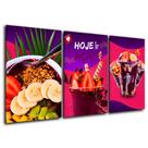 Quadros Decorativos Açaí Açaiteria Sorvete MDF