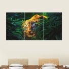 Quadros Decorativos Angry Tigre Sala Escritório Quarto Ambiente Moderno PMG Quadros Decorativos Angry Tigre Sala Escritório Quarto Ambiente Moderno PMG
