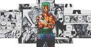 Quadros Decorativos Anime One Piece Roronoa Zoro Manga Thriller Bark"