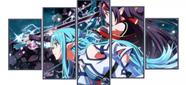 Quadros Decorativos Anime Sword Art Online Asuna Yuuki"
