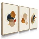 Quadros Decorativos Arte Moderna Boho Tons Nuetros Laranja Tons Boho