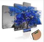 Quadros Decorativos Arvore Vida Botanico Sala Quarto Azul Quadros Decorativos Arvore Vida Botanico Sala Quarto Azul