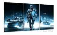 Quadros Decorativos Battlefield 120x60 em Tecido