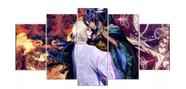 Quadros Decorativos Bleach Urahara Kisuke E Yoruichi Love" Quadros Decorativos Bleach Urahara Kisuke E Yoruichi Love"