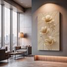 Quadros Decorativos Camadas Orgânicas 130x90 Moderno Luxo Sala Quarto Escritório