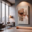Quadros Decorativos Camadas Suaves 120x75 Moderno Luxo Sala Quarto Escritório Quadros Decorativos Camadas Suaves 120x75 Moderno Luxo Sala Quarto Escritório