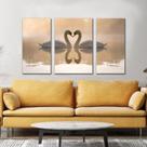 Quadros Decorativos Casal de Cisne