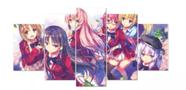 Quadros Decorativos Classroom Of The Elite Personagens Girls"