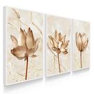Quadros Decorativos com Moldura Sala Quarto Abstrato Flores Quartzo Quadros Decorativos com Moldura Sala Quarto Abstrato Flores Quartzo