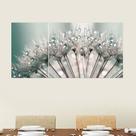 Quadros Decorativos Dente de Leão gotas orvalho Escritório Quarto Ambiente Moderno PMG