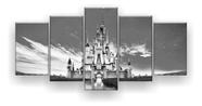 quadros decorativos Disney Lago Preto Branco"