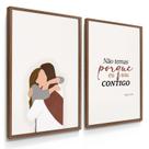 Quadros Decorativos Dupla Amor Jesus Com Moldura Quadros Decorativos Dupla Amor Jesus Com Moldura