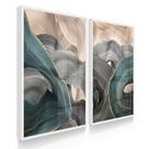 Quadros Decorativos Dupla Esmeralda Com Moldura Quadros Decorativos Dupla Esmeralda Com Moldura