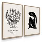 Quadros Decorativos Dupla Matisse Botânico 55X40 Com Moldura Quadros Decorativos Dupla Matisse Botânico 55X40 Com Moldura