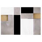 Quadros Decorativos Em Canvas Moderno Efeito Concreto