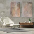Quadros Decorativos Em Canvas Traços Degrade