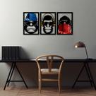 Quadros Decorativos Espelhados Macacos de Grife Quadros Decorativos Espelhados Macacos de Grife