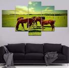 Quadros Decorativos Fazenda Cavalos Campo"
