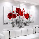 quadros decorativos Flor Papoula Vermelha" quadros decorativos Flor Papoula Vermelha"