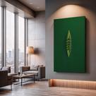 Quadros Decorativos Folha Central 40x60 Moderno Luxo Sala Quarto Escritório