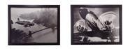 Quadros Decorativos Fotografias P&B com Molduras 2 peças