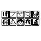 Quadros Decorativos Harry Potter - 10 Quadros 8x8cm
