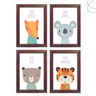 Quadros Decorativos Infantil Animais Bosque fofos