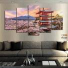 Quadros Decorativos Japão Oriental 63x130mt em Tecido Quadros Decorativos Japão Oriental 63x130mt em Tecido