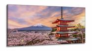 Quadros Decorativos Japão Oriental em Tecido Canvas 130x60 Quadros Decorativos Japão Oriental em Tecido Canvas 130x60