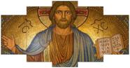 quadros decorativos Jesus Pintura Antiga Sagrada"
