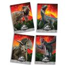 Quadros Decorativos Jurassic World - 21cm x 31cm - 4 Unidades