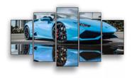 Quadros Decorativos Lamborghini Azul" Quadros Decorativos Lamborghini Azul"