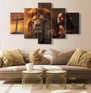 quadros decorativos Leão Jesus "
