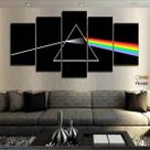 Quadros Decorativos Logo Pink Floyd 63x130mt em Tecido Quadros Decorativos Logo Pink Floyd 63x130mt em Tecido